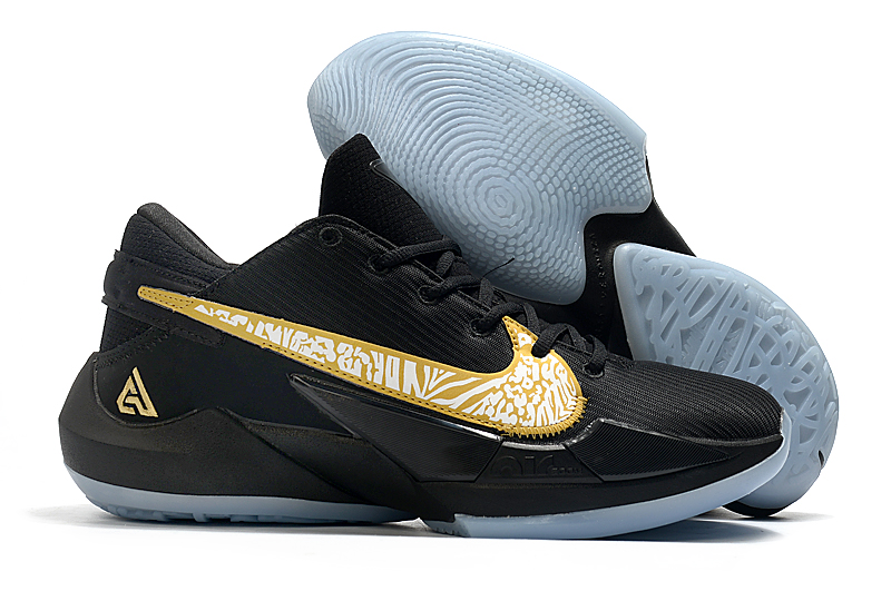 Nike Zoom Freak 2 Black Gold Shoes